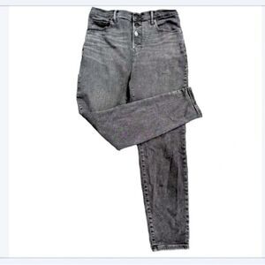 Everlane black high rise skinny jeans size 32 faded indie hipster edgy Y2K